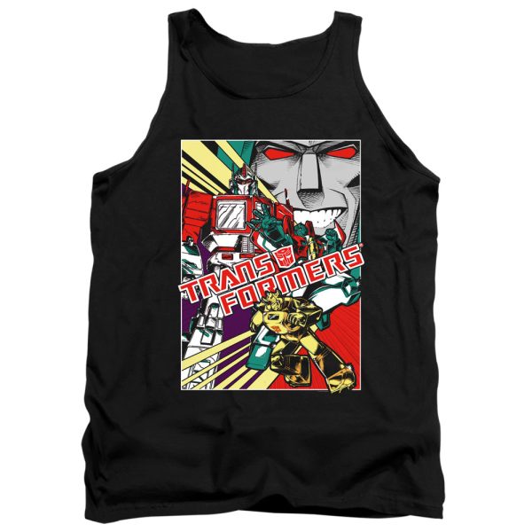 TRANSFORMERS : COMIC POSTER ADULT TANK Black 2X Online