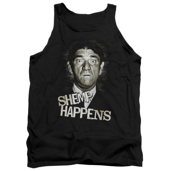 THREE STOOGES : SHEMP HAPPENS ADULT TANK Black LG on Sale