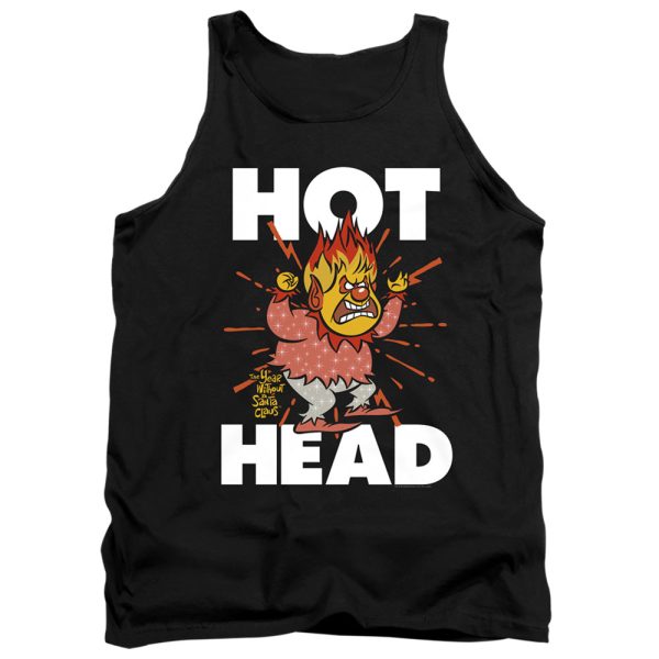 THE YEAR WITHOUT A SANTA CLAUS : HOT HEAD ADULT TANK Black 2X Sale