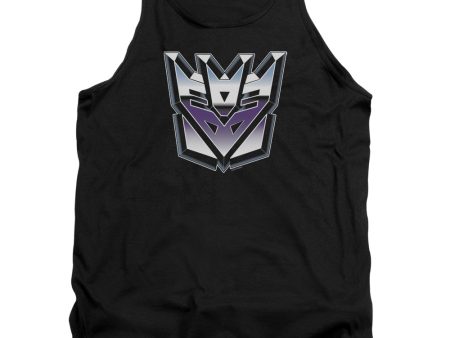 TRANSFORMERS : DECEPTICON AIRBRUSH LOGO ADULT TANK Black MD Online now