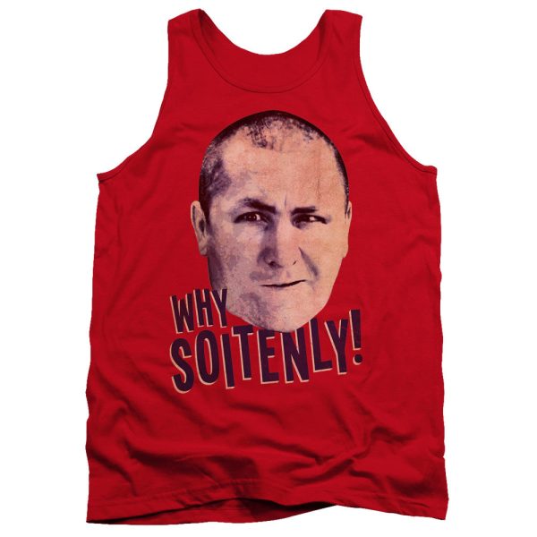 THREE STOOGES : WHY SOITENLY ADULT TANK RED 2X on Sale