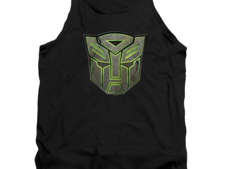 TRANSFORMERS : GLOWING AUTOBOT LOGO ADULT TANK Black 2X Online Hot Sale