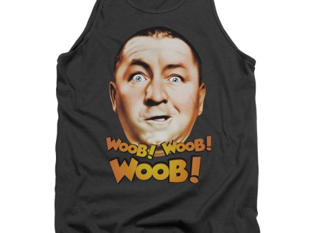 THREE STOOGES : WOOB WOOB WOOB ADULT TANK Charcoal 2X Online Hot Sale