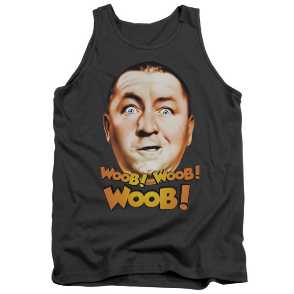 THREE STOOGES : WOOB WOOB WOOB ADULT TANK Charcoal 2X Online Hot Sale