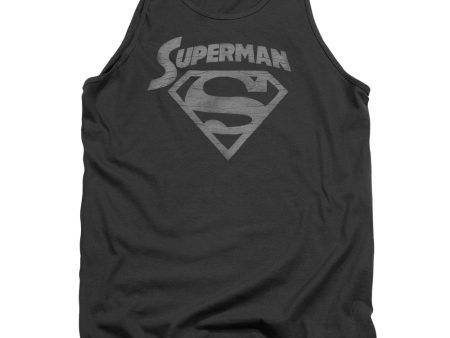 SUPERMAN : SUPER ARCH ADULT TANK CHARCOAL MD For Discount