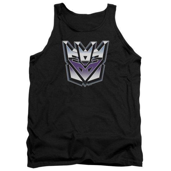 TRANSFORMERS : DECEPTICON AIRBRUSH LOGO ADULT TANK Black SM Supply