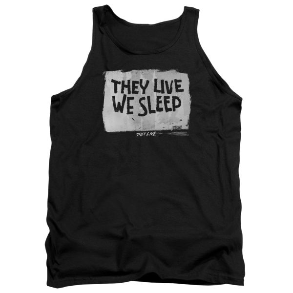 THEY LIVE : WE SLEEP ADULT TANK Black XL For Sale