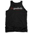 THE GOOD WIFE : LOGO ADULT TANK BLACK SM Hot on Sale