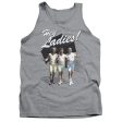 THREE STOOGES : HEY LADIES ADULT TANK Athletic Heather SM Hot on Sale