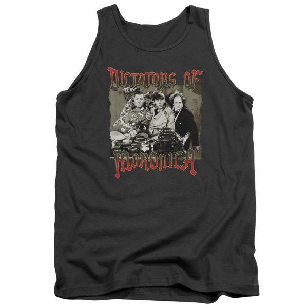 THREE STOOGES : MORONICA ADULT TANK Charcoal LG For Discount