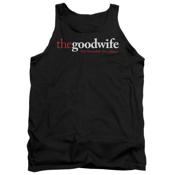 THE GOOD WIFE : LOGO ADULT TANK BLACK XL Discount