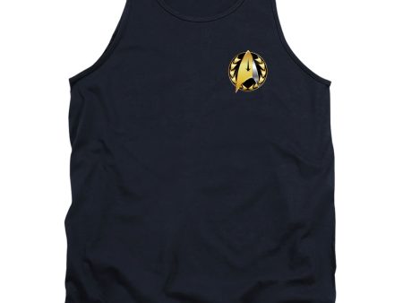 STAR TREK DISCOVERY : ADMIRAL BADGE ADULT TANK Navy 2X Online Hot Sale