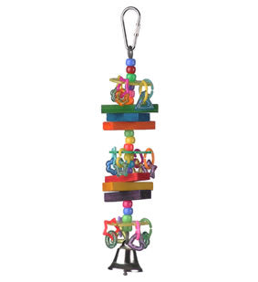 A&E Happy Beaks Beads and Blocks Bird Toy Hot on Sale