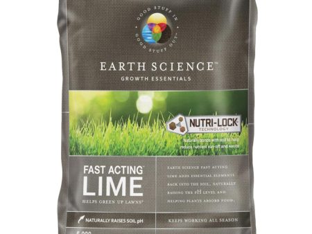 Earth Science Fast Acting 25 Lb. 5000 Sq. Ft. Coverage Lime For Discount