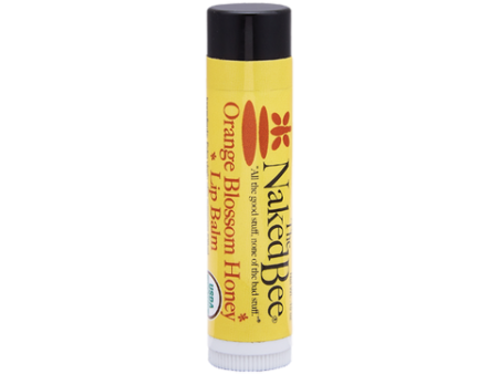 The Naked Bee Orange Blossom Honey USDA Organic Lip Balm .15 oz Discount